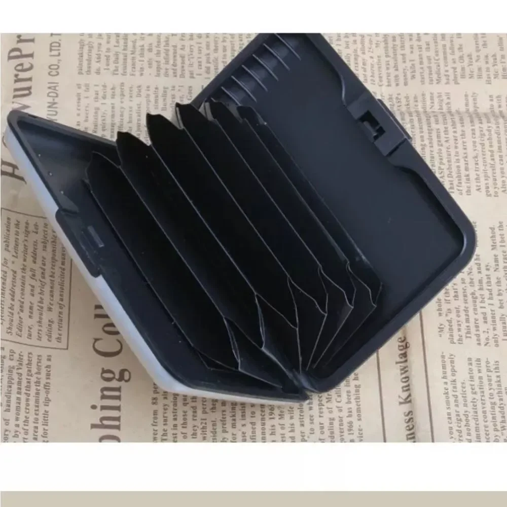 Pocket Waterproof Business ID Credit Card Wallet Holder Aluminum Metal RFID Case